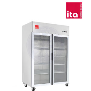 Refrigerador 900 lt 2 Puertas de Vidrio Ita