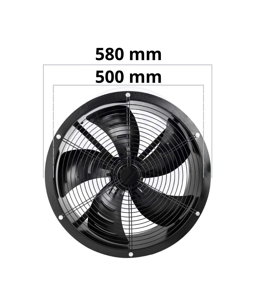 Extractor de Aire 500 mm para Campana - Imagen 4