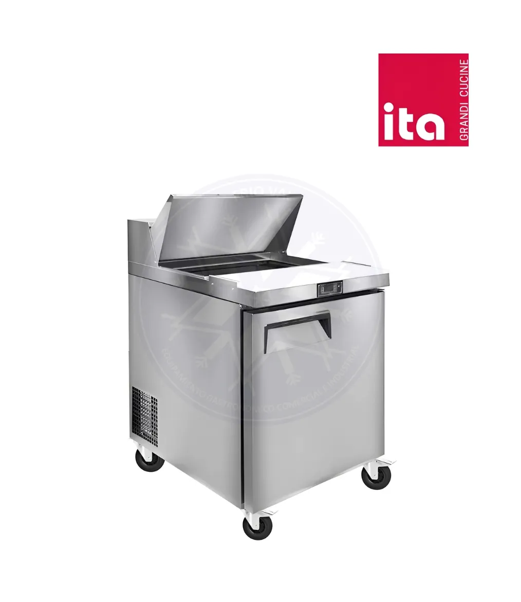 Mesón Saladette 202 lt 8 Depósitos Ita