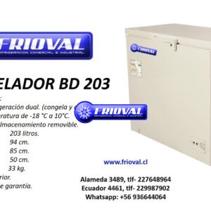 Congelador BD 203 (203 lt)