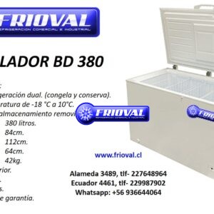 Congelador BD 380 A (380 lt)