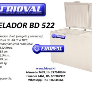Congelador BD522 (522 lt)