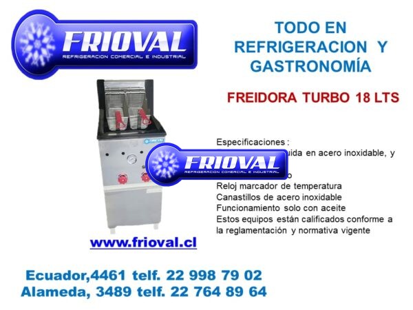 Freidora Turbo (18 lt)